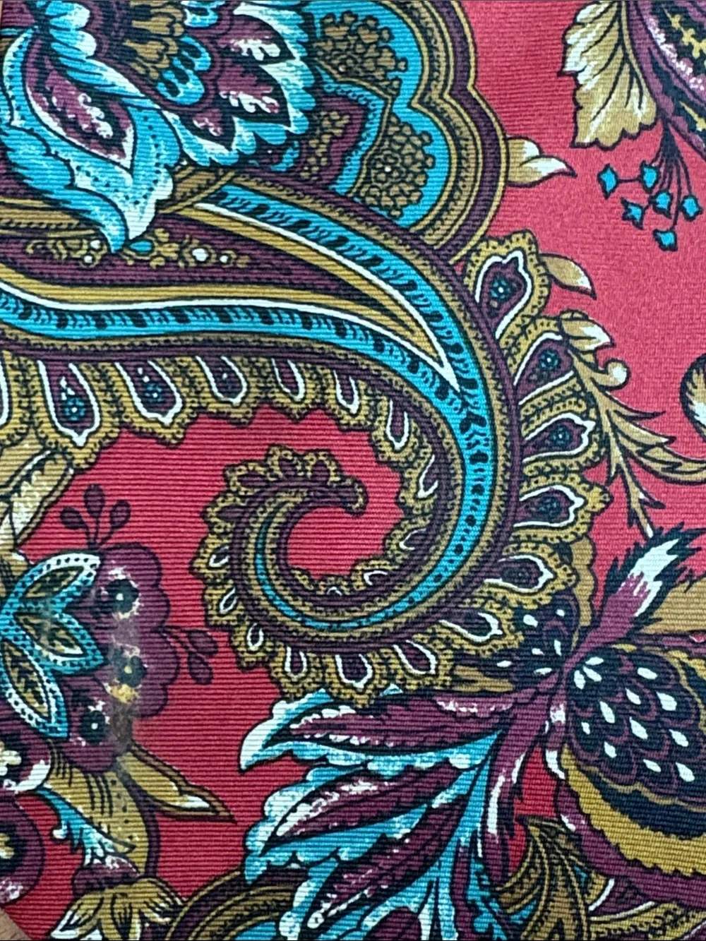 Rooster Mens Paisley‎ Neck Tie